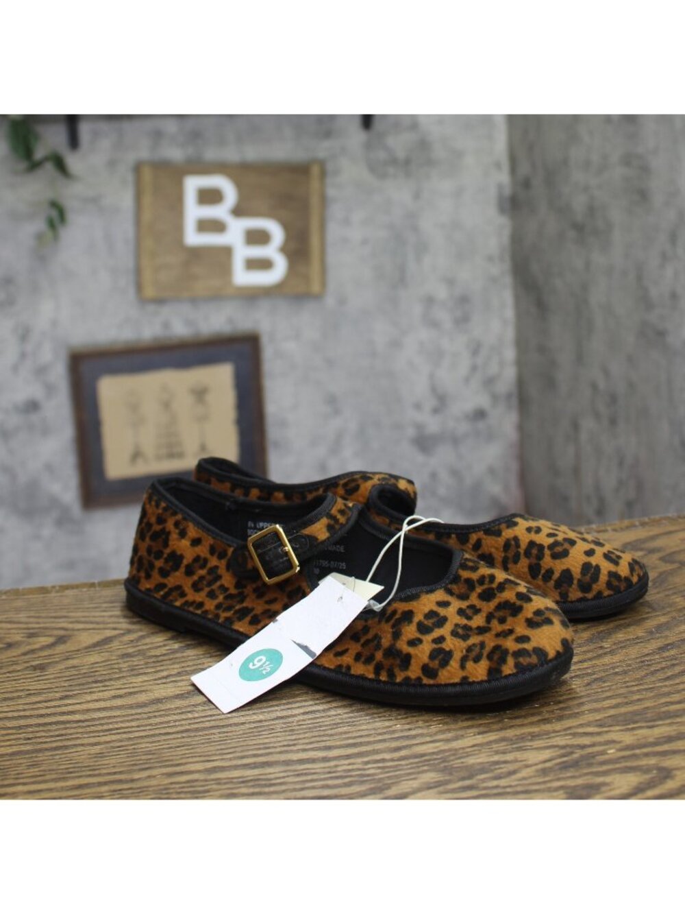 Universal Thread Womens Halston Mary Jane Flats 94462396 Leopard Dark Brown 9.5M